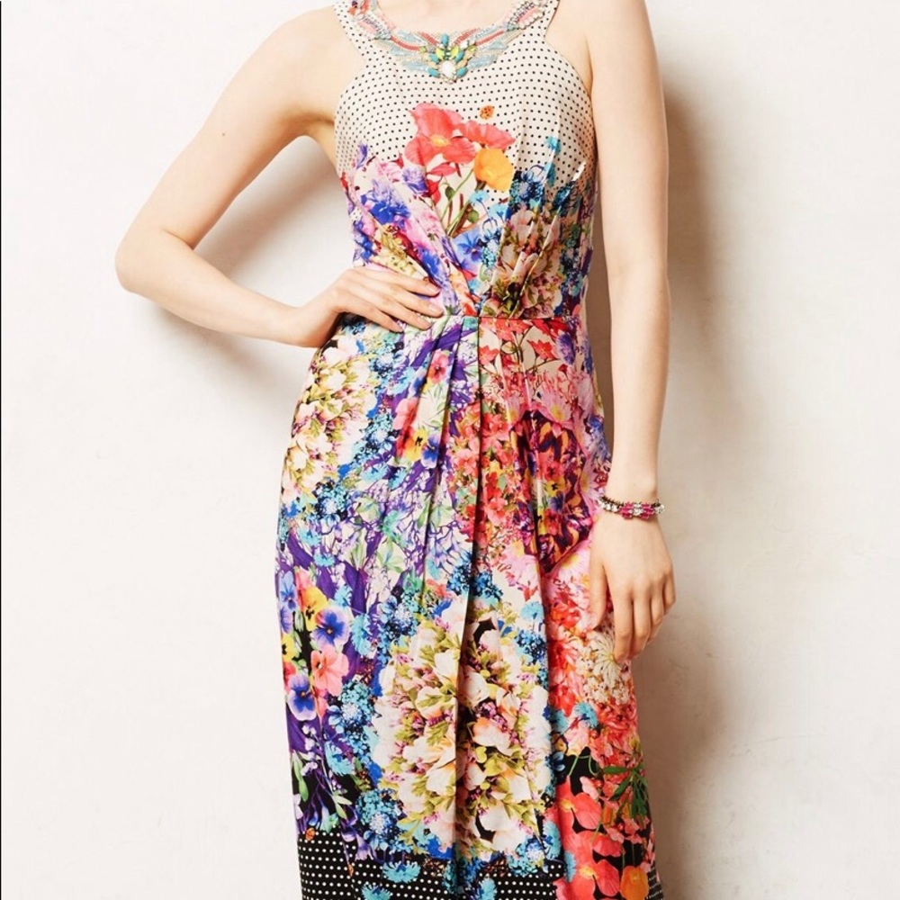 Anthropology Ranna Gill Maxi Dress